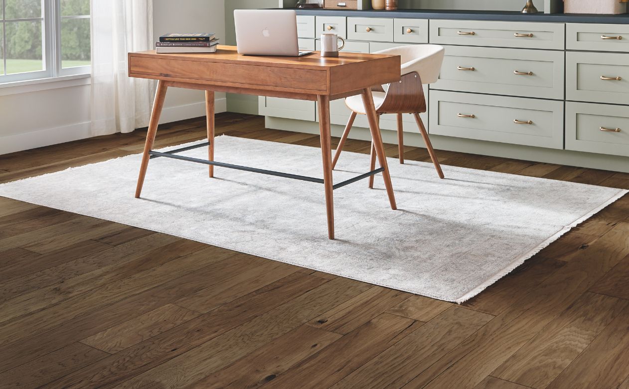 area rug in a Great Falls home office