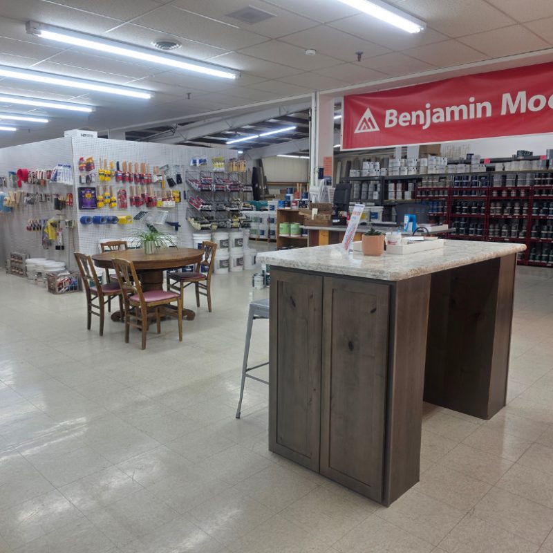 Benjamin Moore Paint display